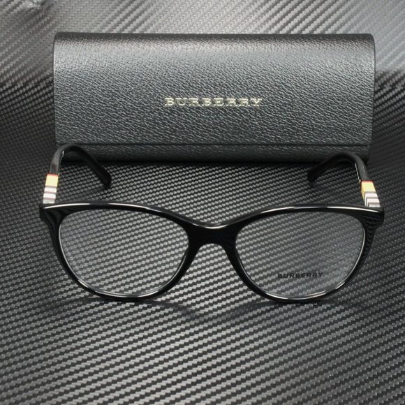 Burberry Black Demo 52mm Eyeglasses - Picture 3 of 4